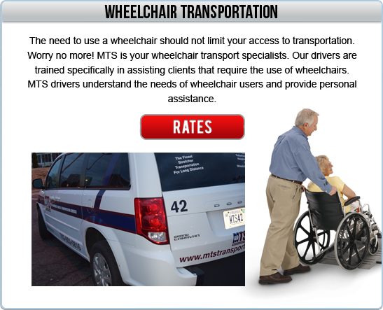 Wheelchair Equipped vehicle services